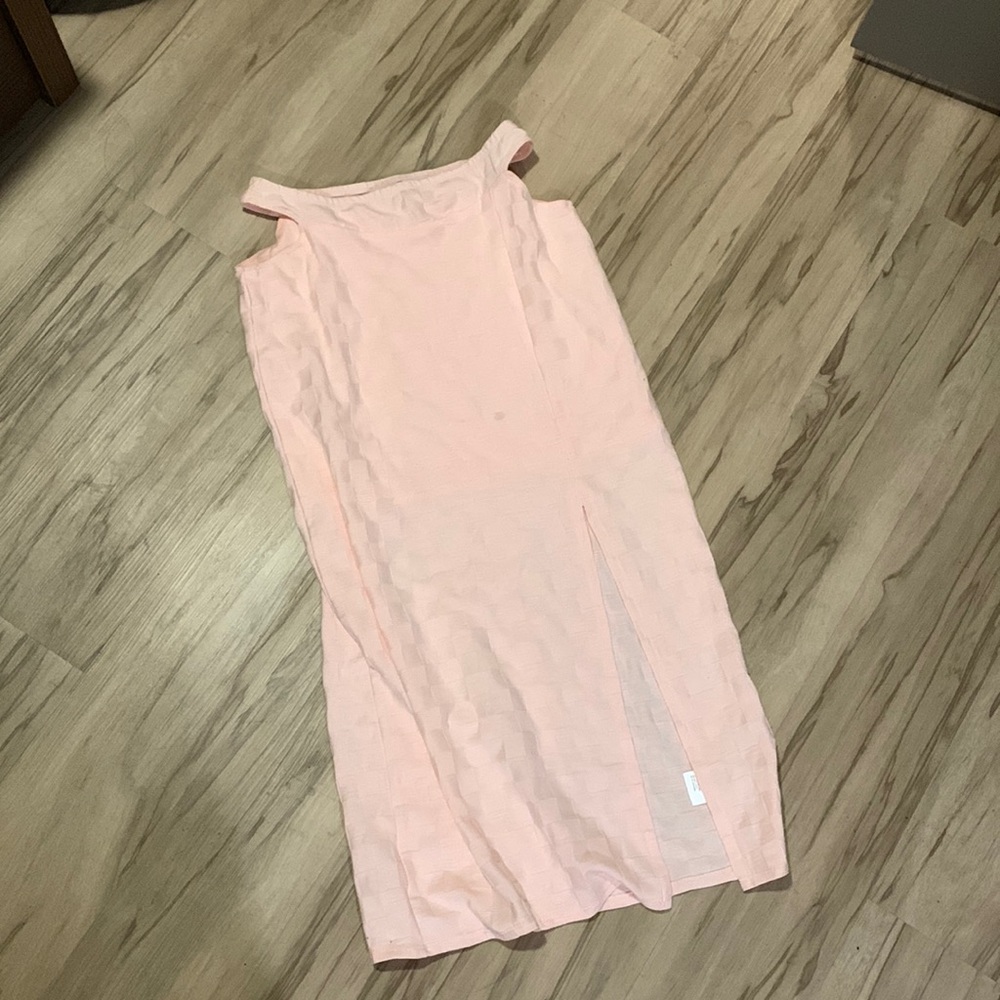 urban outfitters pink midi skirt